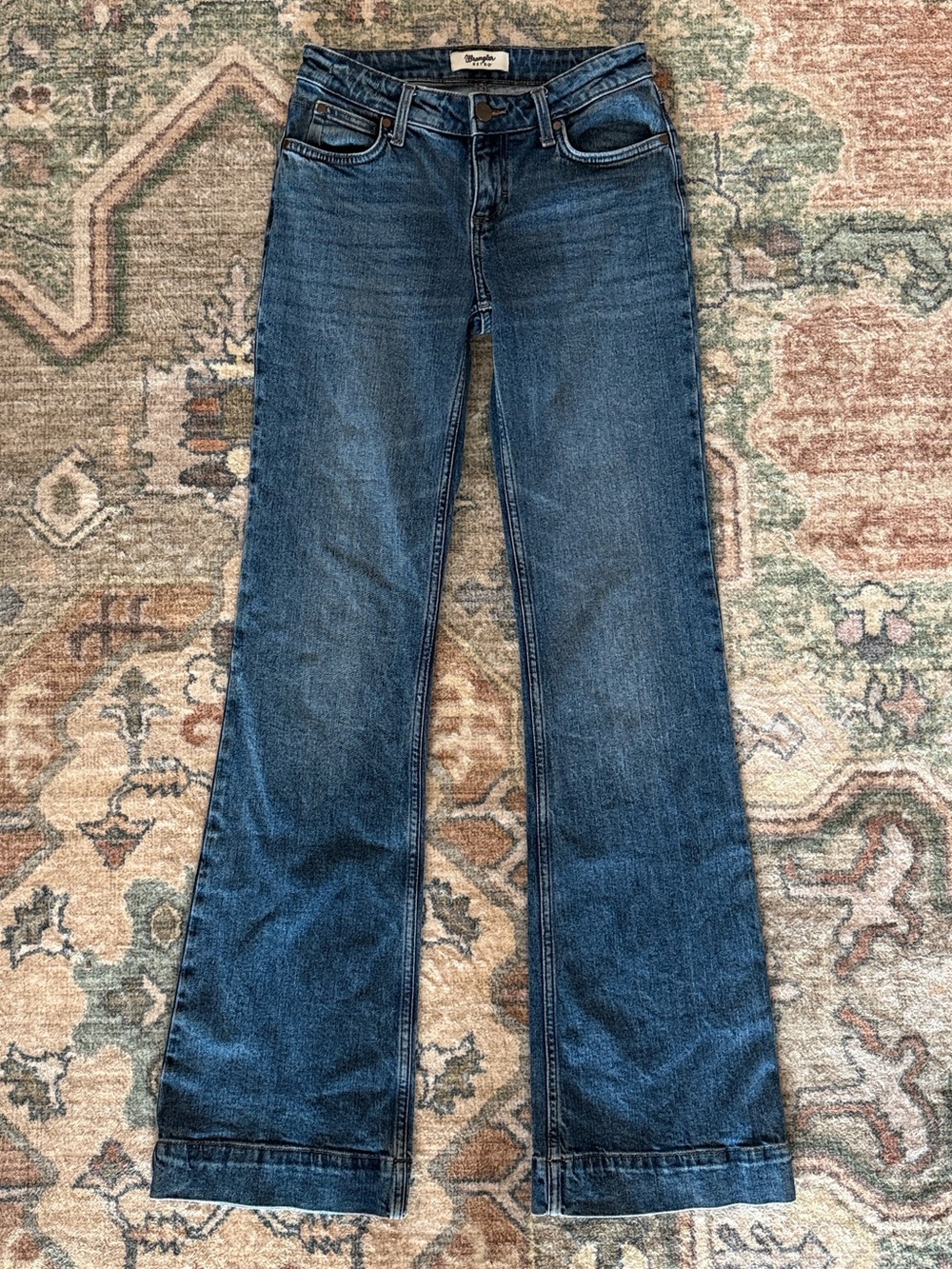 Wrangler Retro Like New Mid-rise Trousers Size 27 - Picture 8 of 12